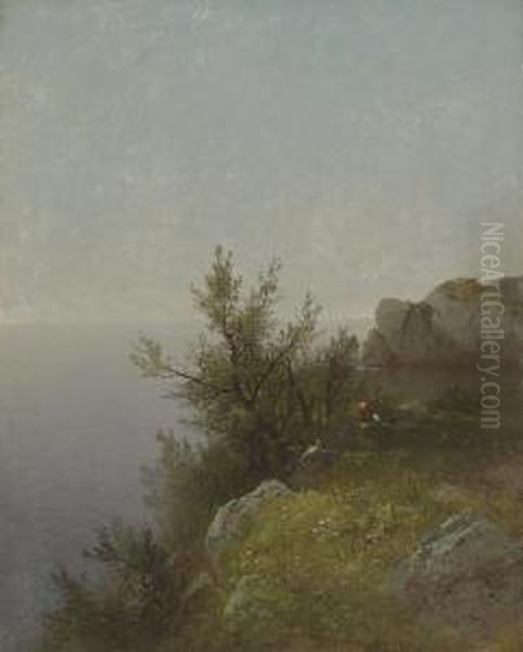 Beverly, Massachusetts Oil Painting by John Frederick Kensett