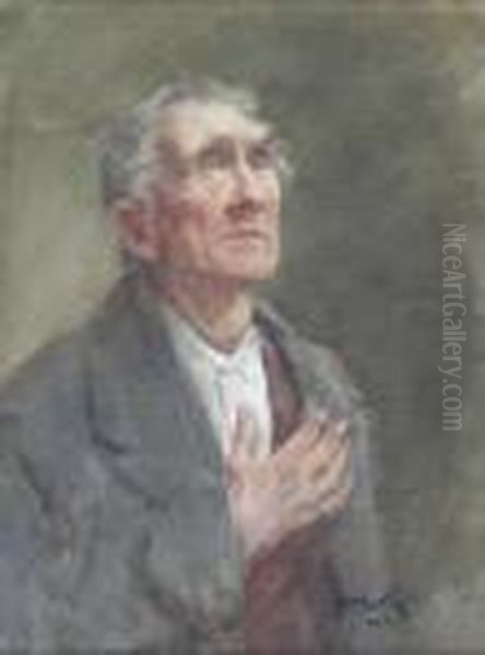 Prayer Oil Painting by Henry Wright Kerr