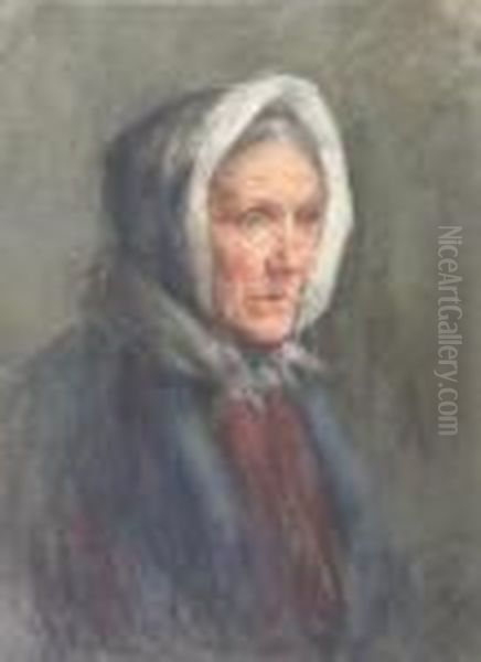 Grandma Oil Painting by Henry Wright Kerr