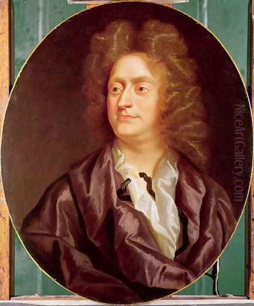 Portrait of Henry Purcell, 1695 Oil Painting by Johann Closterman