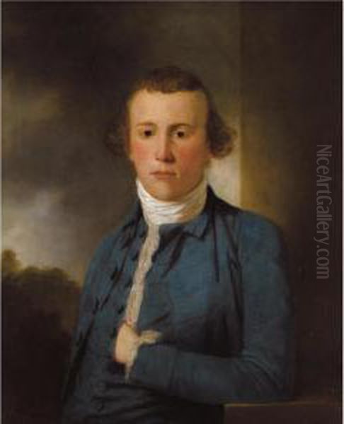 Portrait Of Peter Moore Of Hadley Hall, Essex (1753-1828) Oil Painting by Tilly Kettle