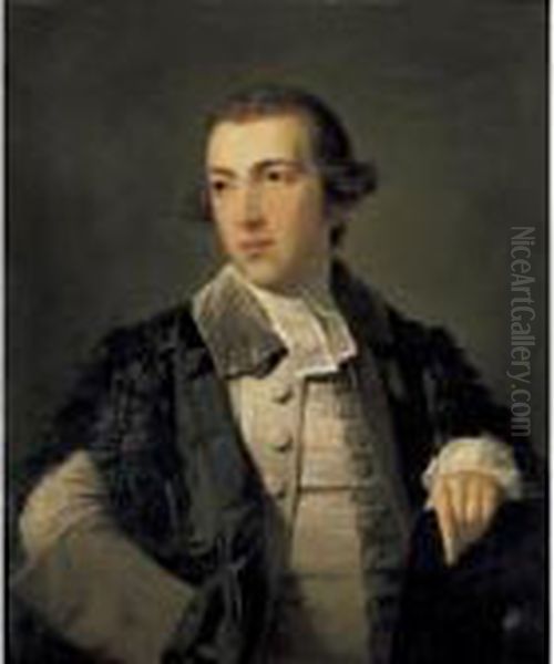 Portrait Of William Eden, First Lord Auckland Oil Painting by Tilly Kettle