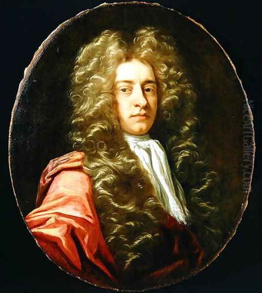 Portrait of Edward Radclyffe, 2nd Earl of Derwentwater Oil Painting by Johann Closterman