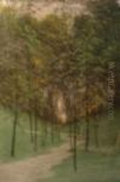 Chemin En Sous-bois
 Pastel Oil Painting by Vital Keuller