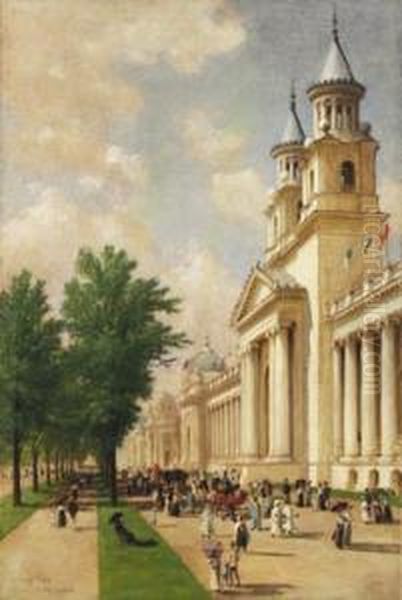 The Colombian Exposition Oil Painting by John Ross Key