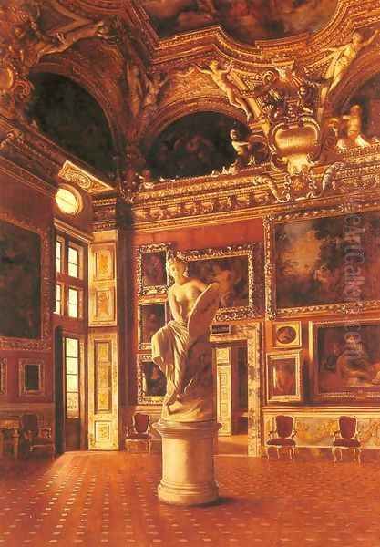 Pitti Palace, Florence Oil Painting by Oreste Costa