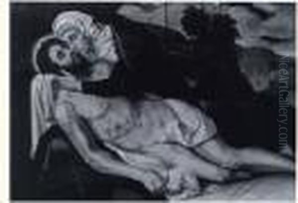 Pieta Oil Painting by Willem Key