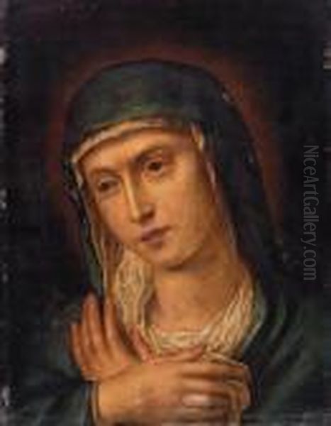 The Virgin Of Sorrows Oil Painting by Willem Key