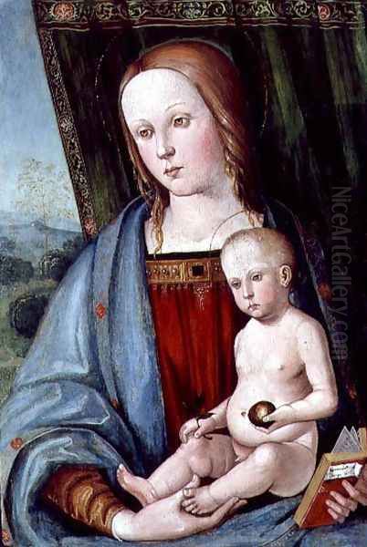 Virgin and Child, after 1494 Oil Painting by Galeazzo Campi