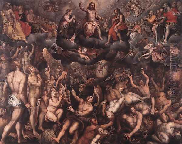 Last Judgment Oil Painting by Raphael Coxcie