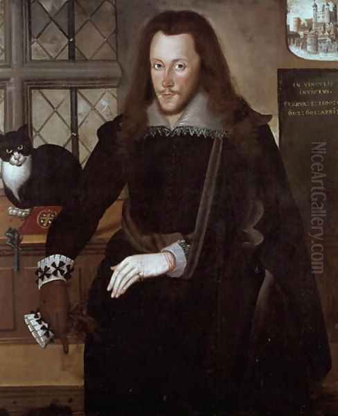 Henry Wriothesley, 3rd Earl of Southampton (1573-1624), 1603 Oil Painting by John de, the Elder Critz