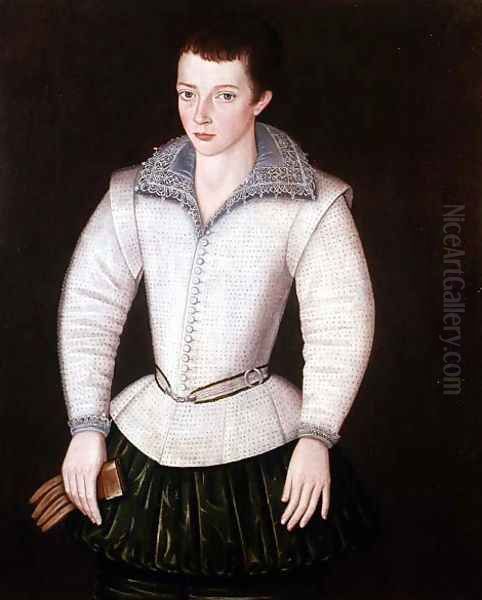 Portrait of a Boy Oil Painting by John de, the Elder Critz