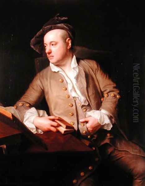 Portrait of a Gentleman, 1761 Oil Painting by Adrien Carpentiers