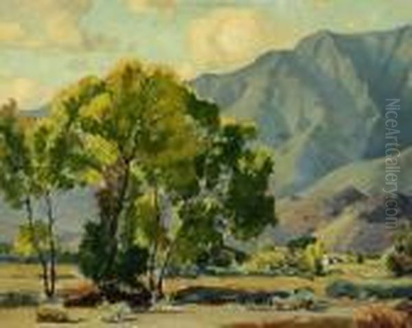 Morning In The Valley Oil Painting by Aaron Edward Kilpatrick