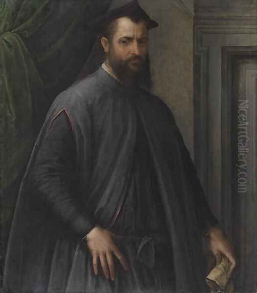 Portrait of a Prelate c.1540 Oil Painting by Jacopino del Conte