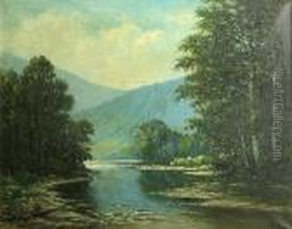 Allegheny Mountain Stream Near Altoona Pennsylvania by Albert F. King