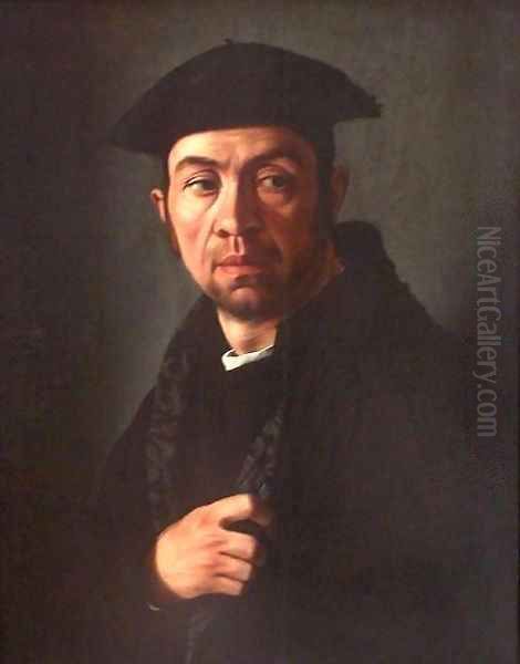 Portrait of a Man Oil Painting by Jacopino del Conte