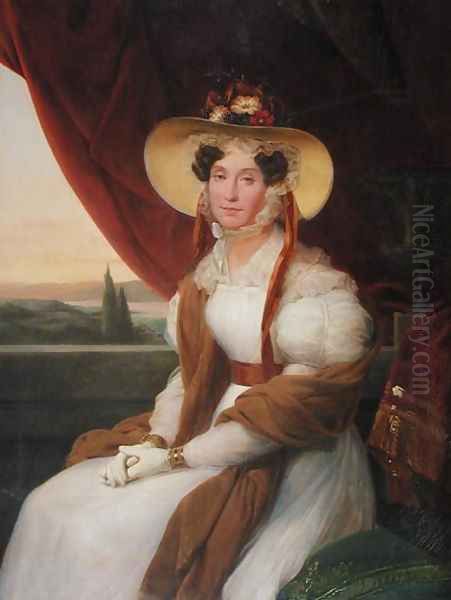 Madame Adelaide d'Orleans (1777-1847) Oil Painting by Marie-Amelie Cogniet