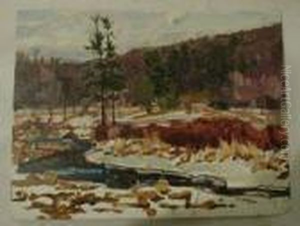 Spring Thaw Oil Painting by Paul King