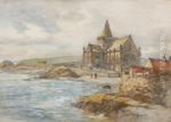 St Monan's Church, Fife Oil Painting by James Scott Kinnear