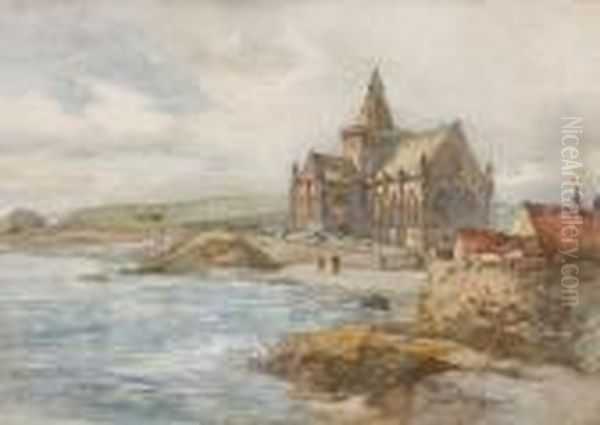 St Monan's Church Oil Painting by James Scott Kinnear