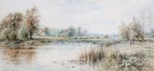 On The Thames At Streatley Oil Painting by Henry John Kinniard