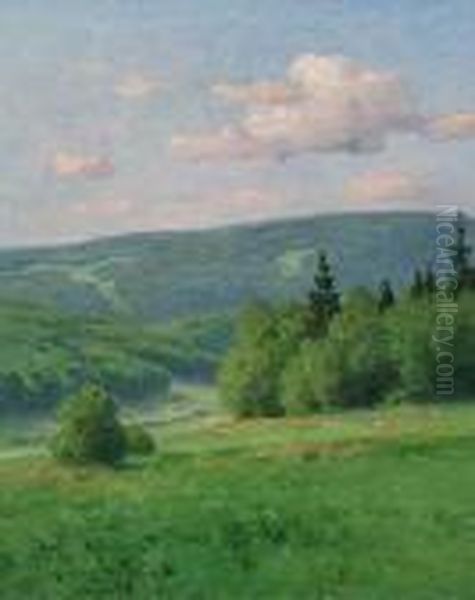 Sommertag Im Taunus Oil Painting by Nelson Gray Kinsley