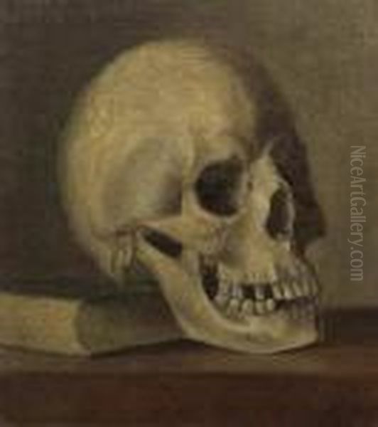 Memento Mori Oil Painting by Nelson Gray Kinsley