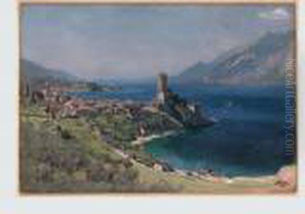 Veduta Dimalcesine Oil Painting by Erich Kips