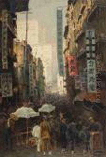 Hongkong Oil Painting by Erich Kips