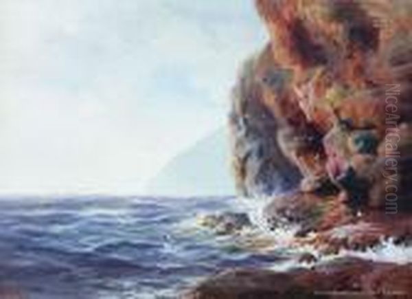 Great Barrier Island Oil Painting by Henry William Kirkwood