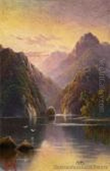 Dagg Sound Oil Painting by Henry William Kirkwood