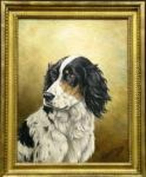 Setter Oil Painting by Marguerite Kirmse