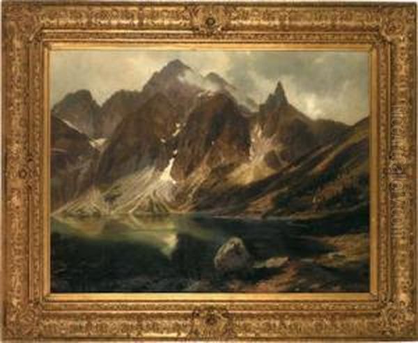 Landschaftsmalerei Oil Painting by Alois Kirnig