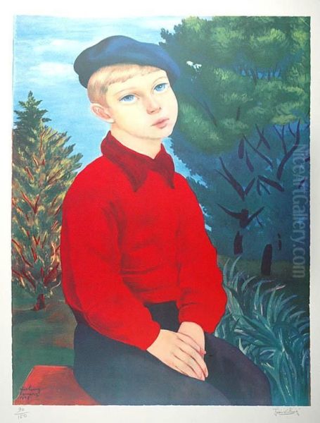 Chlopiec Oil Painting by Jean Kisling