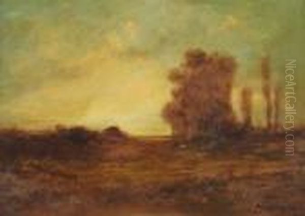 Landscape Oil Painting by Hudson Mindell Kitchell