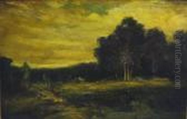 Landscape Oil Painting by Hudson Mindell Kitchell