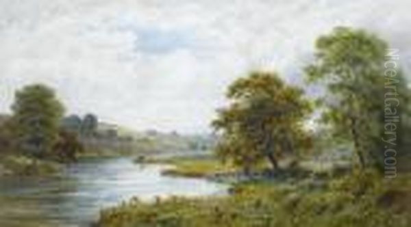 A Bend In The River Oil Painting by Roberto Angelo Kittermaster Marshall