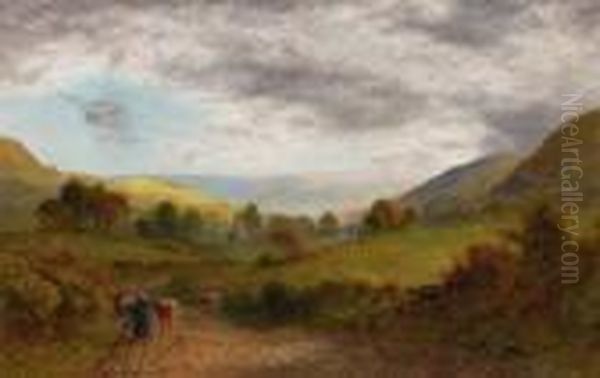 English Landscape Oil Painting by Roberto Angelo Kittermaster Marshall