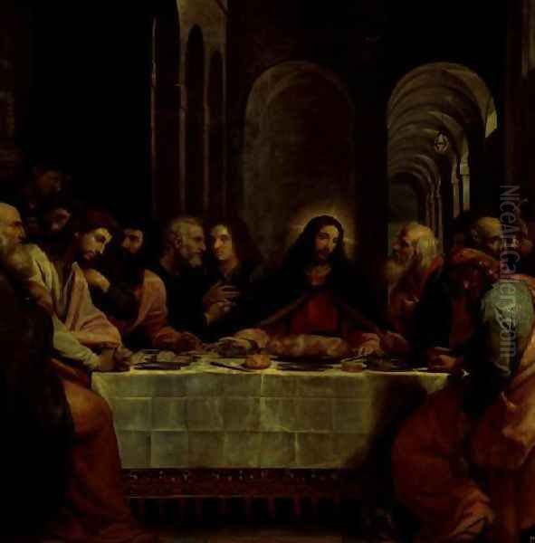 The Last Supper Oil Painting by Bartolome Carducci (or Carducho)