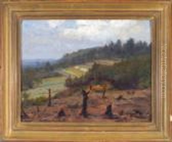 Onhe Titel Oil Painting by Theodor Kleehaas