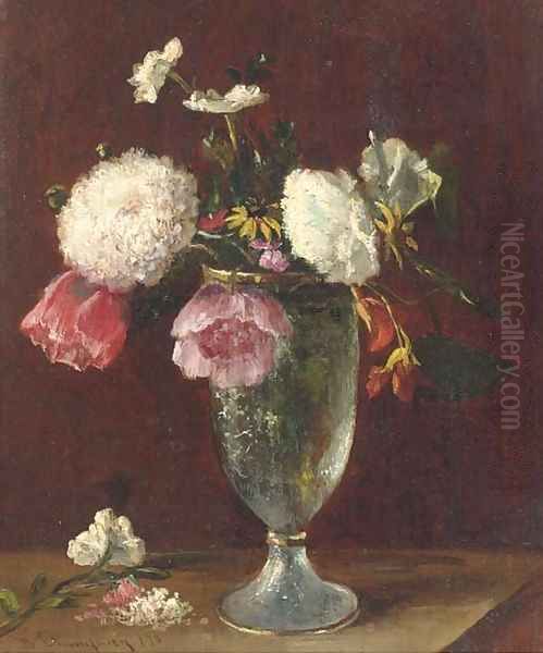 Summer Blossoms Oil Painting by Benjamin Champney