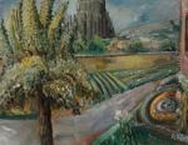 Landschaft Oil Painting by Paul Kleinschmidt