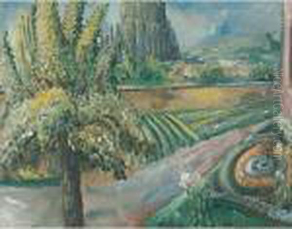 Landschaft Oil Painting by Paul Kleinschmidt