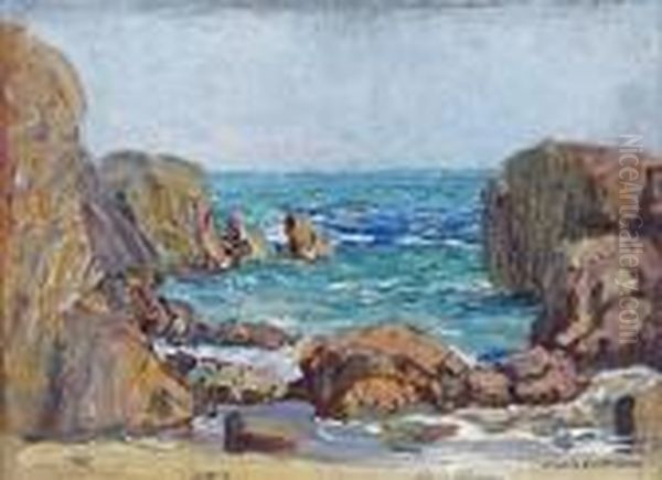 The Inlet, Laguna Oil Painting by Joseph A. Kleitsch