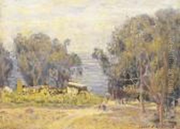 Old Laguna (foot Of Anita Street) Oil Painting by Joseph A. Kleitsch