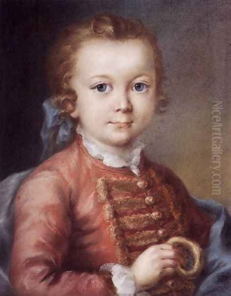 Portrait of Marco Balbi 1740-42 Oil Painting by Marianna Carlevaris