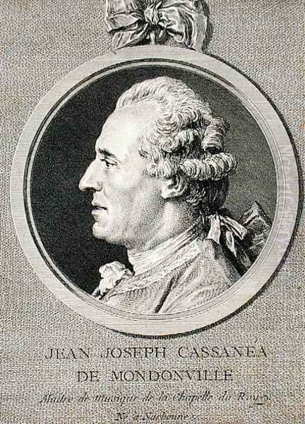 Jean Joseph Cassanea de Mondonville (1711-72) 1768 Oil Painting by Cochin, Charles Nicolas II