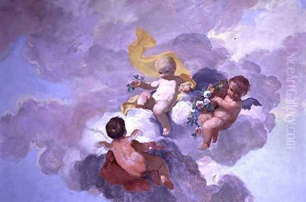 Putti, c.1790 Oil Painting by Luigi Catani