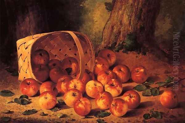 Basket of Apples Oil Painting by Bryant Chapin